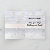 Rockin' Santa - Florida Kerstfeestdag in Florida Feestdagen Kaart (Binnen)