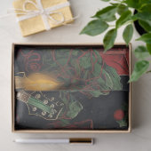 Rockin' Santa Tissue Paper Tissuepapier (Geschenk)