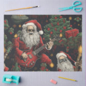 Rockin' Santa Tissue Paper Tissuepapier (Craft)