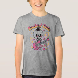 Rockin’ Schattige Skeleton Kinder T-shirt