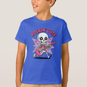 Rockin’ Schattige Skeleton Kinder T-shirt