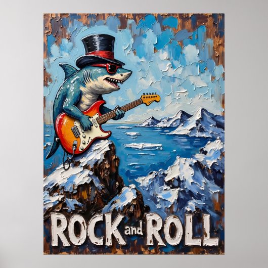 Rockin' Shark, Arctic Jam Poster (Voorkant)