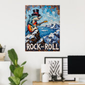 Rockin' Shark, Arctic Jam Poster (Thuiskantoor)