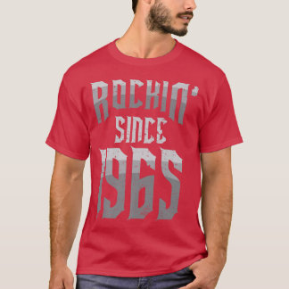 Rockin' Since 1965 Vintage Rock Music Fan 57th Bir T-shirt