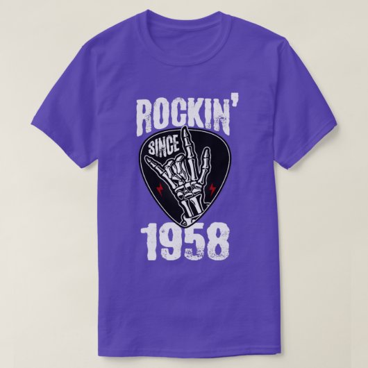 Rockin sinds 1958 t-shirt (Design voorkant)