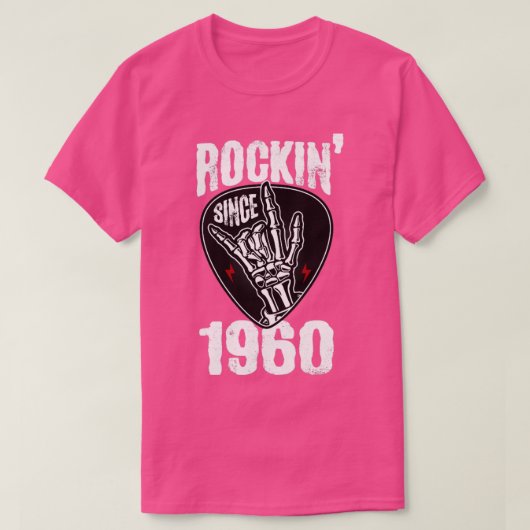 Rockin sinds 1960 t-shirt (Design voorkant)