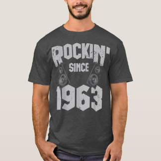 Rockin' sinds 1963  Rock Music Fan 59th Bir T-shirt