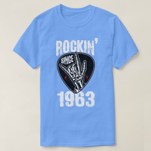 Rockin sinds 1963 t-shirt (Design voorkant)