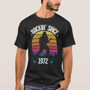 Rockin sinds 1972 Bigfoot Music Lover T-shirt