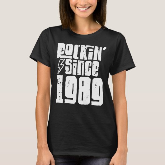 Rockin sinds 1989 van 1989 Ro T-shirt (Voorkant)