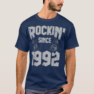 Rockin' sinds 1992 Rock Music Fan 30th Bir T-shirt