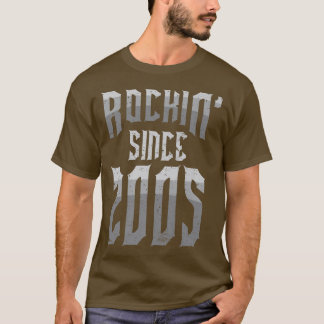 Rockin' sinds 2005  Rock Music Fan 17th Bir T-shirt
