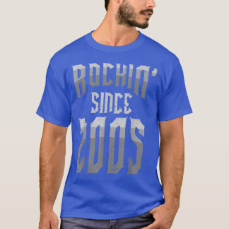 Rockin' sinds 2005  Rock Music Fan 17th Bir T-shirt