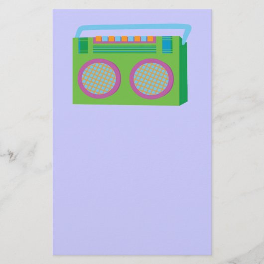 Rockin' Stereo Briefpapier (Voorkant)