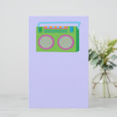 Rockin' Stereo Briefpapier (Staand voorkant)