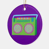 Rockin' Stereo Keramisch Ornament (Links)