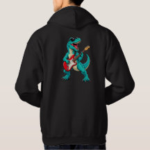Rockin' T-Rex - Cool Dinosaur Gitarist Hoodie