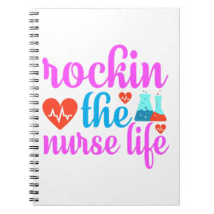 Rockin The Nurse Life-Nursing-Gift Ideas-Funny Notitieboek