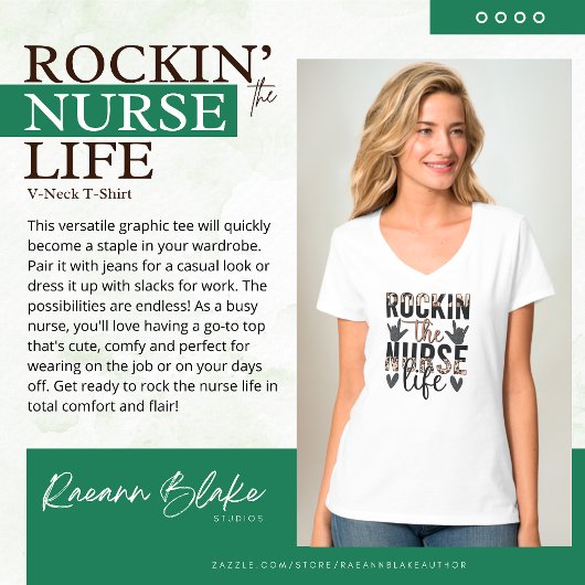 Rockin the Nurse Life T-Shirt