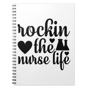 Rockin The Nurse Life-verpleegster-cadeau-ideeën-g Notitieboek