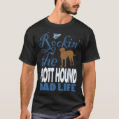 Rockin The Plott Hound Dad Life Vaderdag Gift T-shirt (Voorkant)