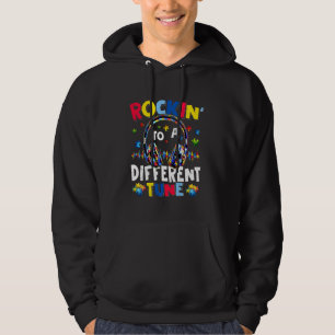 Rockin' To A Different Tune Autistic Autism Gamer Hoodie