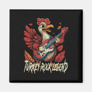 Rockin' Turkey - Fun Musical Thanksgiving Guitar R Magneet