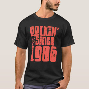 Rockin vanaf 1986 Classic Rock Music 1986 T-shirt