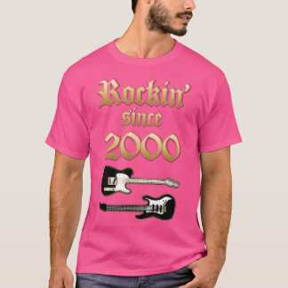 Rockin vanaf 2000 Shirt muziekcover Gifts Classic