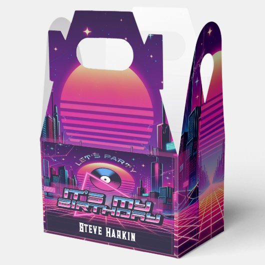 Rockin Vaporwave Party Bedankdoosjes (Geopend)