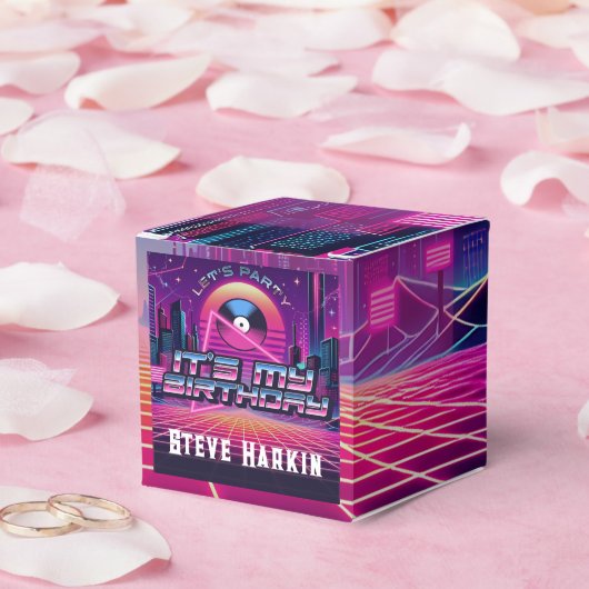 Rockin Vaporwave Party Bedankdoosjes (Huwelijk)