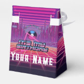 Rockin Vaporwave Party Bedankdoosjes (Achterkant)