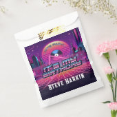 Rockin Vaporwave Party Bedankzakje (Gezegeld)