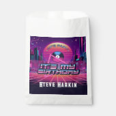 Rockin Vaporwave Party Bedankzakje (Voorkant)