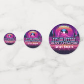 Rockin Vaporwave Party Confetti (Voorkanten)