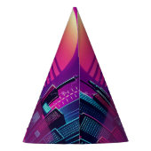 Rockin Vaporwave Party Feesthoedjes (Achterkant)