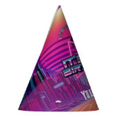 Rockin Vaporwave Party Feesthoedjes (Links)