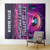 Rockin Vaporwave Party Wandkleed (In Situ (horizontaal))