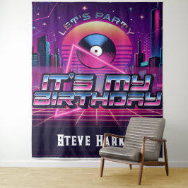 Rockin Vaporwave Party Wandkleed