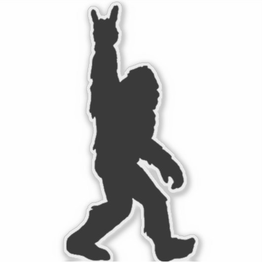 Rockin' Yeti Sticker (Voorkant)