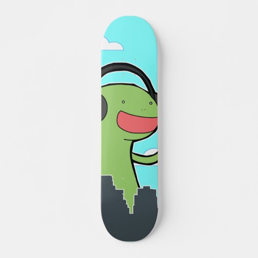 Rockin Zilla Persoonlijk Skateboard (Voorkant)