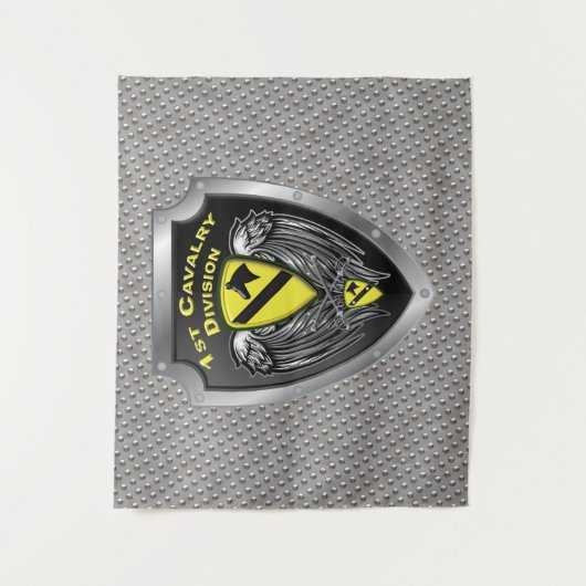 Rocking 1st Cavalry Division Wandkleed (Voorkant)