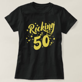 Rocking 50 Verjaardag T-shirt