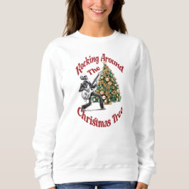 Rocking Around de Kerstboom Skelet Shirt, Trui