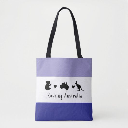 Rocking Australia Day custom message Tote Bag (Voorkant)