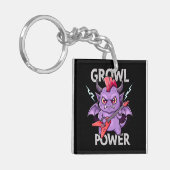 Rocking Baby Monster - Growl Power Sleutelhanger (Voorkant Links)