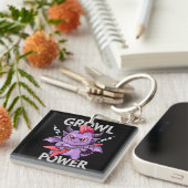 Rocking Baby Monster - Growl Power Sleutelhanger (Voorkant Rechts)