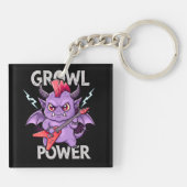 Rocking Baby Monster - Growl Power Sleutelhanger (Achterkant)