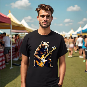 Rocking Beer-bassist - muziekliefhebber die klaar T-shirt
