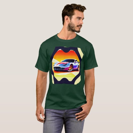Rocking car gift boy t-shirt (Voorkant volledig)